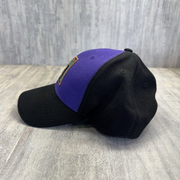 Arizona Diamondbacks MLB Vintage Purple Twins Enterprise Strapback Hat NWT - Picture 8 of 13